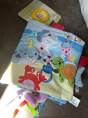 Sea Life Soft Activity Book for Kids - Multi-Color